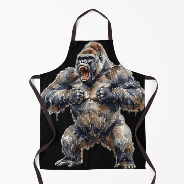 Item preview, Watercolour gorilla designed and sold by The King's general goods.