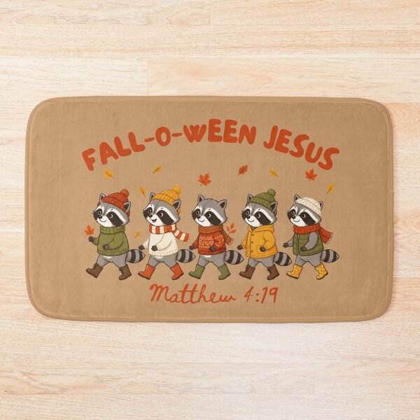 Item preview, Cute Raccoon Fall o ween Jesus Love Raccoons Fall Christian Halloween Season                        designed and sold by Forevermore.