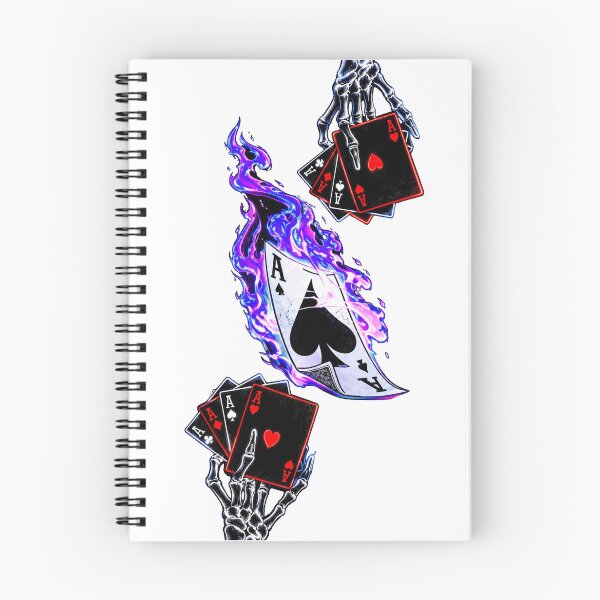 Item preview, Dark Gothic Flaming Ace of Spades Magic designed and sold by Munib302.