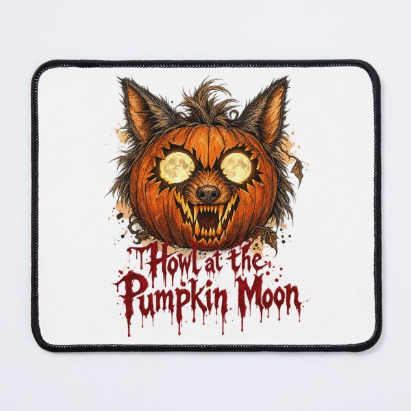 Item preview, Howl At The Pumpkin Moon Werewolf Halloween designed and sold by CoolContent Factory.