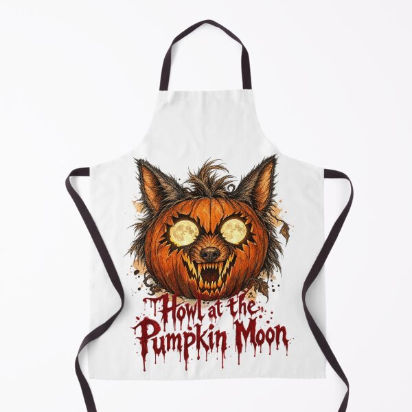 Item preview, Howl At The Pumpkin Moon Werewolf Halloween designed and sold by CoolContent Factory.