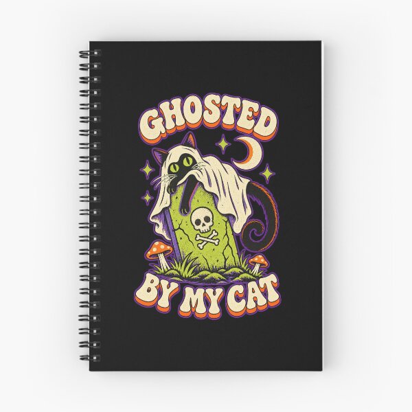 Item preview, Ghosted By My Cat - Retro Goth Spooky Cat on Tombstone designed and sold by StudioSand.