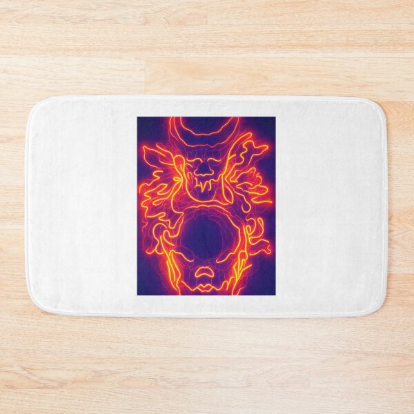 Item preview, Neon Demon Halloween Design with Glowing Bright Colors designed and sold by mcmoofly.