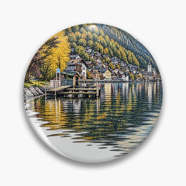 Item preview, Good Vibe – Vintage Mountain Lake Escape designed and sold by NOVS·94.