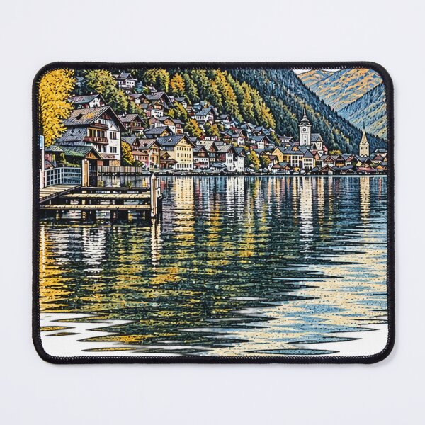 Item preview, Good Vibe – Vintage Mountain Lake Escape designed and sold by NOVS·94.