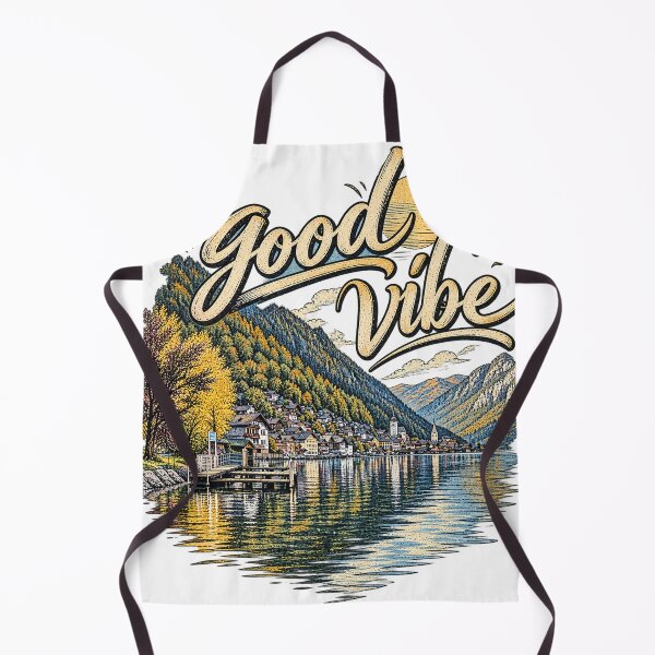 Item preview, Good Vibe – Vintage Mountain Lake Escape designed and sold by NOVS·94.