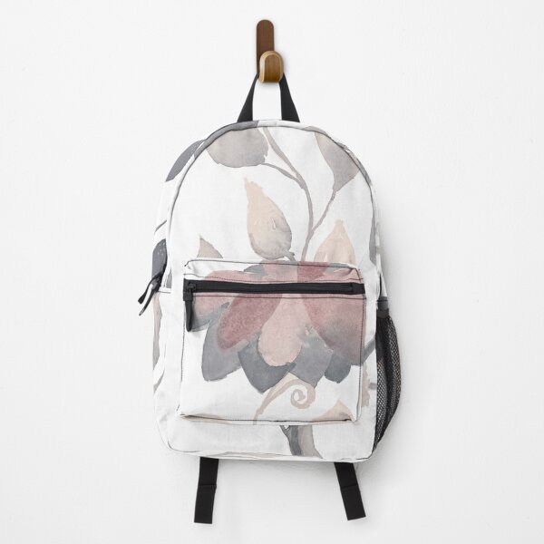 Item preview, Gray and Pink Watercolor Floral Botanical Art designed and sold by FaireWaveArt.
