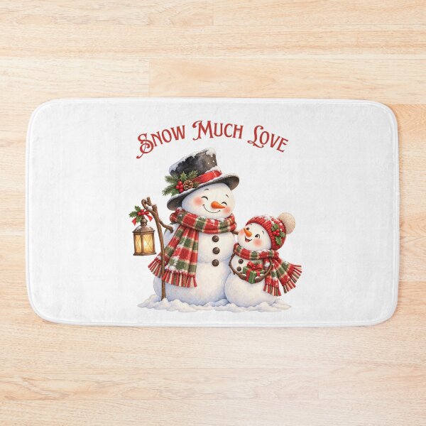 Item preview, Snow Much Love Snowman Family Winter designed and sold by mycute-stickers.