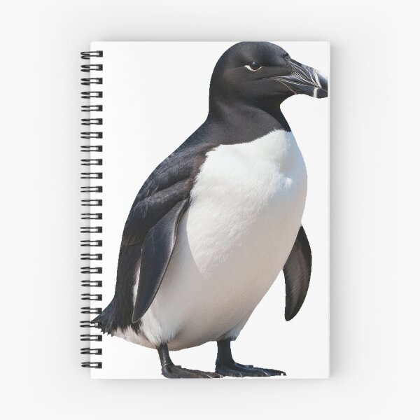 Item preview, Great Auk – Extinct Flightless Seabird Portrait designed and sold by Helt-enkelt.