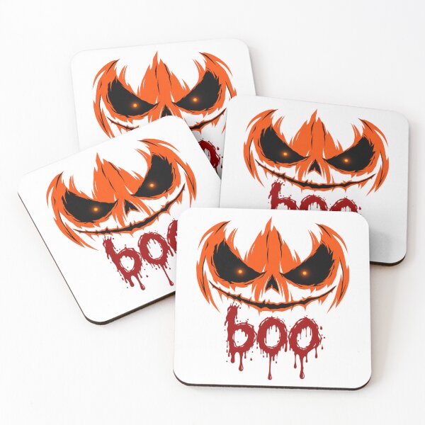 Item preview, Angry Pumpkin Face Boo Minimalist Halloween designed and sold by CoolContent Factory.