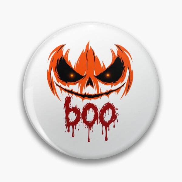 Item preview, Angry Pumpkin Face Boo Minimalist Halloween designed and sold by CoolContent Factory.