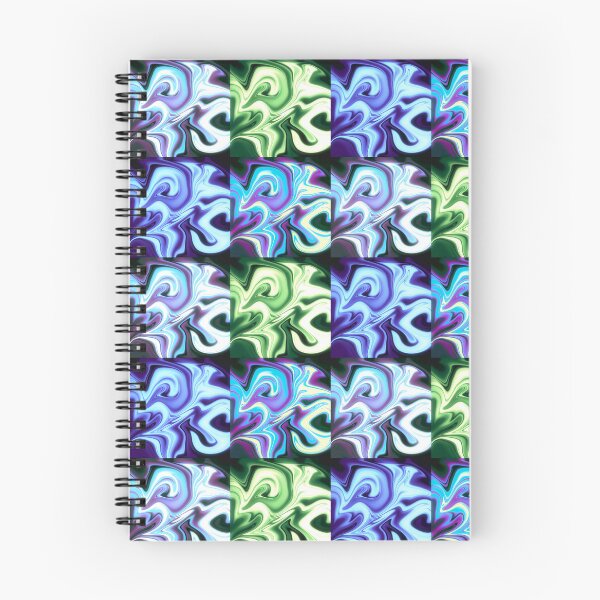 Item preview, Blue and Green Light Swirl Collage designed and sold by CDCreativeWorks.