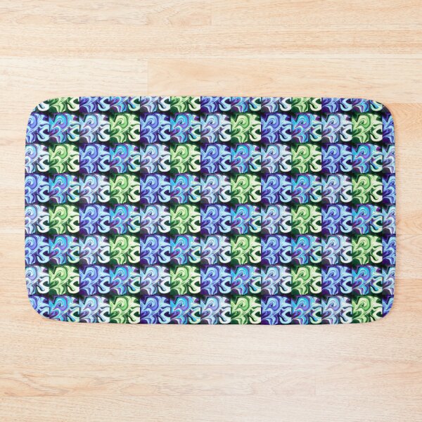 Item preview, Blue and Green Light Swirl Collage designed and sold by CDCreativeWorks.