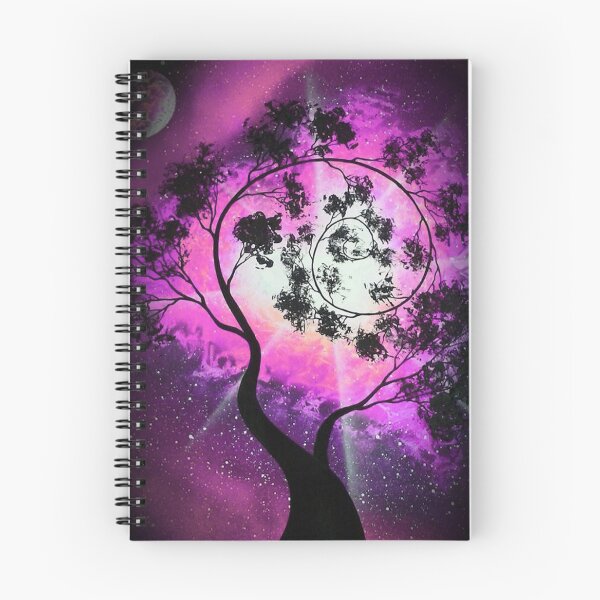 Item preview, Purple Galaxy Heart Tree Art — Cosmic Love Painting designed and sold by Jackie Gatzmer.