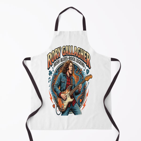 Item preview, Rory Gallagher Irish Blues Rock Guitar Legend Vintage Music Design designed and sold by CatLovers Studio.