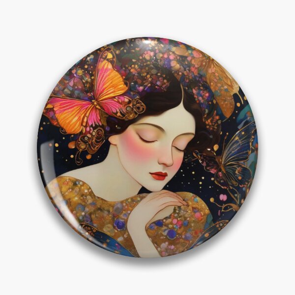 Item preview, Lady With Butterflies designed and sold by TheDarkWardrobe.