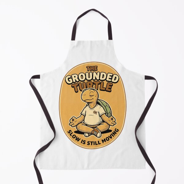 Item preview, Grounded Turtle Meditation Mascot Print designed and sold by NullSpacePrints.
