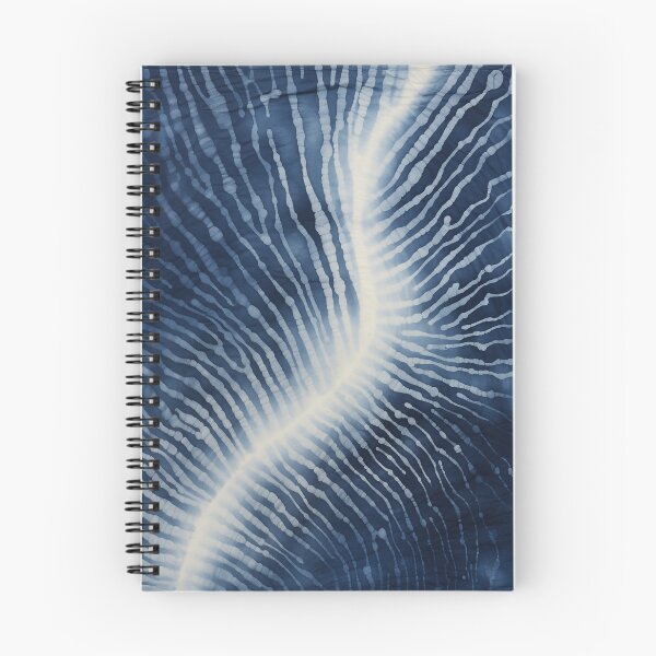 Item preview, Japanese Shibori Indigo Blue and White designed and sold by KsaveraArt.