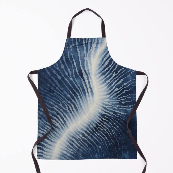 Item preview, Japanese Shibori Indigo Blue and White designed and sold by KsaveraArt.