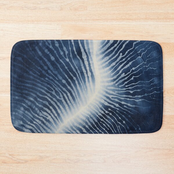 Item preview, Japanese Shibori Indigo Blue and White designed and sold by KsaveraArt.