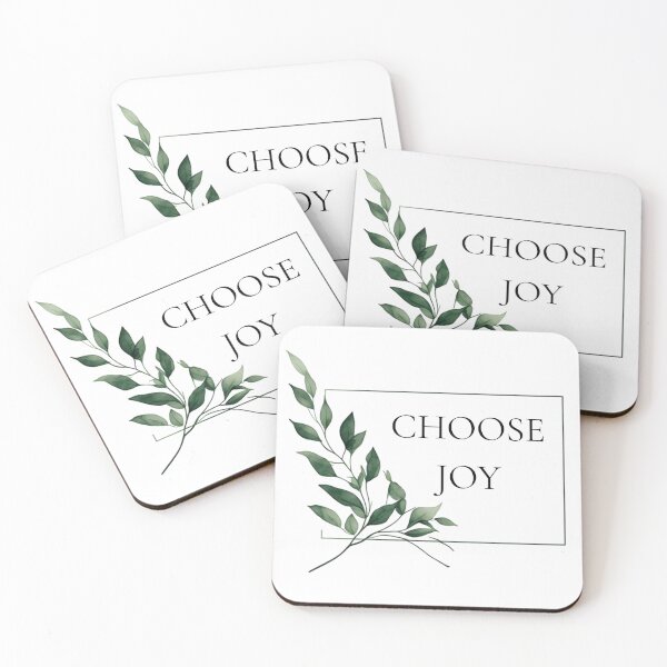 Item preview, Choose Joy - Green Botanical Frame Female Empowerment Quote designed and sold by emiliacreations.