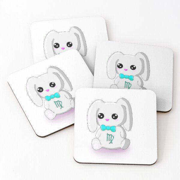 Item preview, Lil Virgo Rabbit - Baby Blue designed and sold by DoodlesbyEllieE.