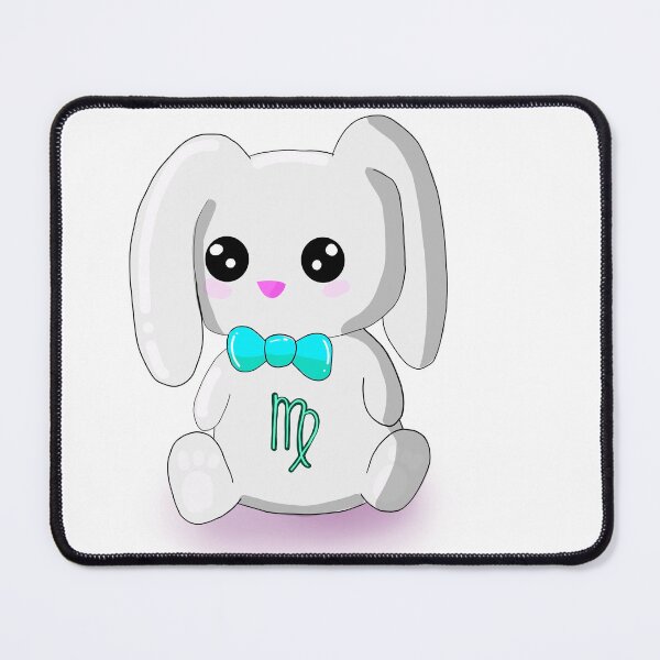 Item preview, Lil Virgo Rabbit - Baby Blue designed and sold by DoodlesbyEllieE.