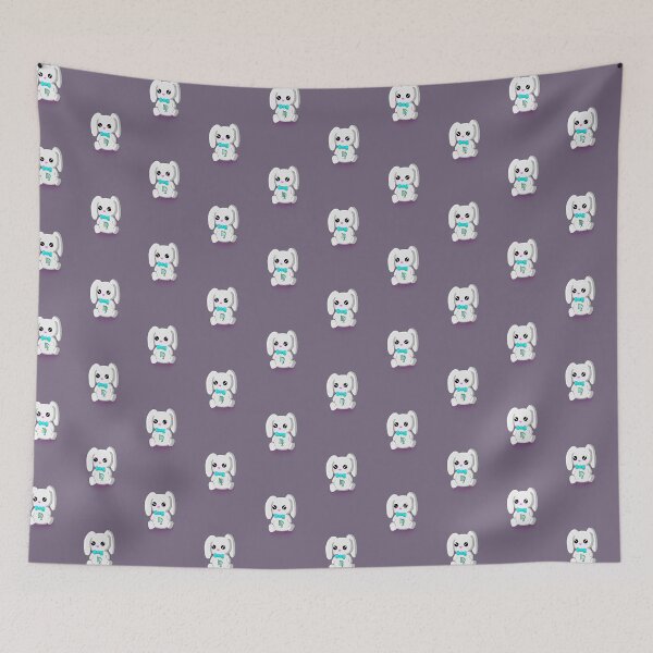 Item preview, Lil Virgo Rabbit - Baby Blue designed and sold by DoodlesbyEllieE.