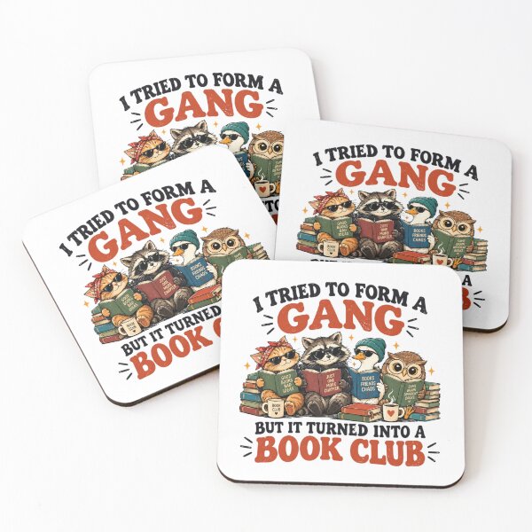 Item preview, I Tried to Form A Gang But It Turned Into A Book Club designed and sold by MotylekAnia.
