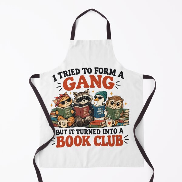 Item preview, I Tried to Form A Gang But It Turned Into A Book Club designed and sold by MotylekAnia.