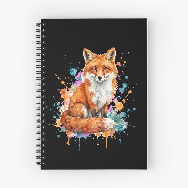 Item preview, Vibrant Watercolor Red Fox Splatter Art Wildlife Design designed and sold by Vibe-Vary.