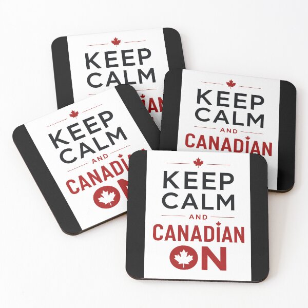 Item preview, Keep Calm and Canadian On Minimalist Design designed and sold by Sybille-Yates.
