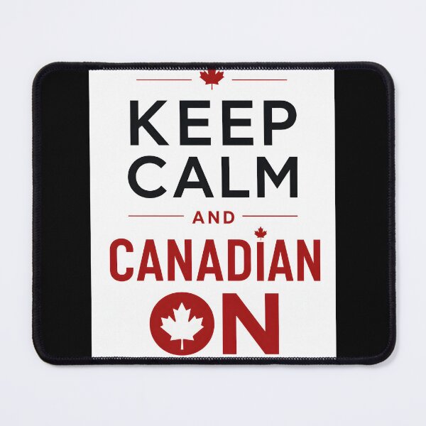 Item preview, Keep Calm and Canadian On Minimalist Design designed and sold by Sybille-Yates.