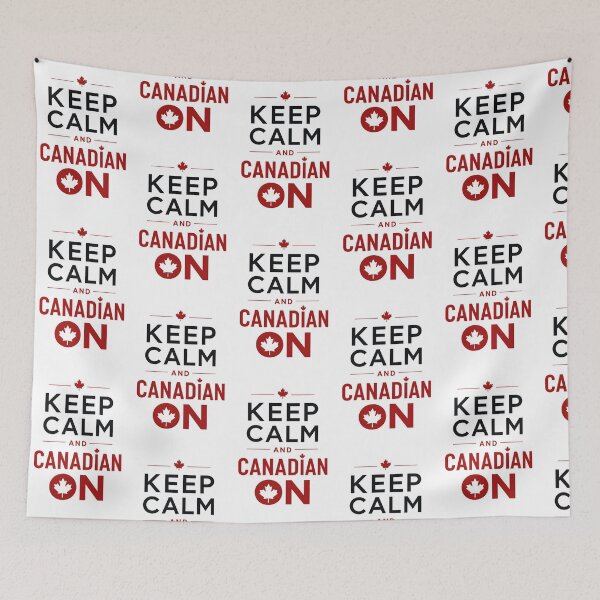 Item preview, Keep Calm and Canadian On Minimalist Design designed and sold by Sybille-Yates.