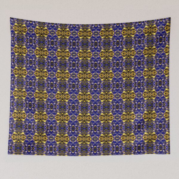 Item preview, Azulejo azul y amarillo designed and sold by CDCreativeWorks.