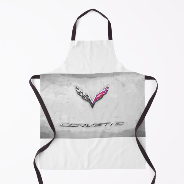 Item preview, 2014 Corvette Stingray Coupe Velocity Yellow Hood Badge Poster designed and sold by RichFrancoCars.