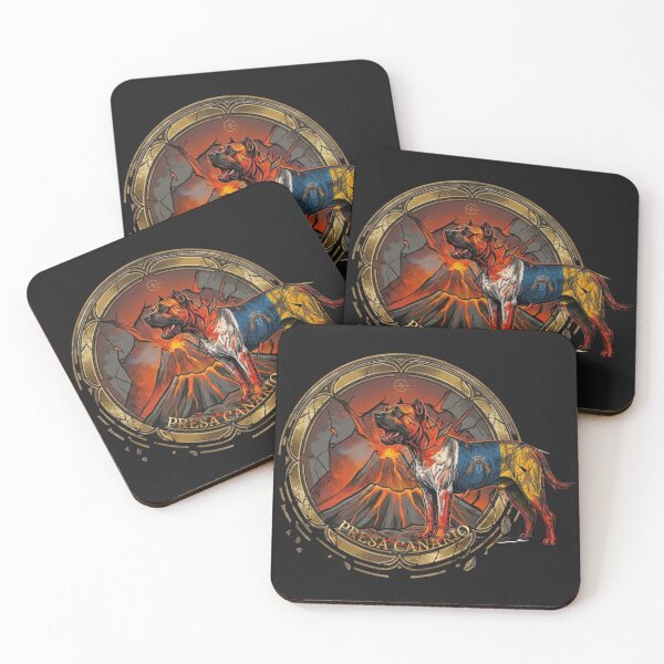 Item preview, Presa Canario Canary Islands Volcanic Emblem Emblematic Dog designed and sold by EfectoCreativo.