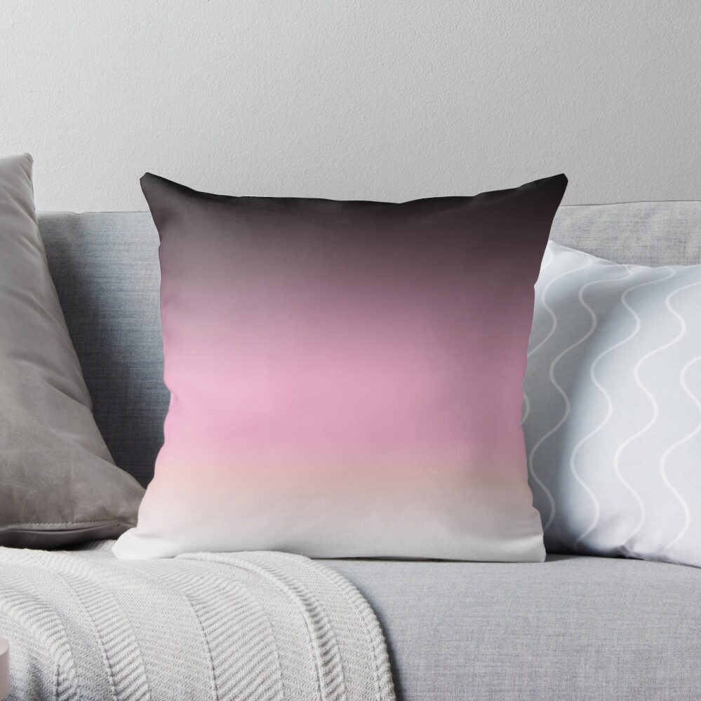 Pink shop ombre pillow