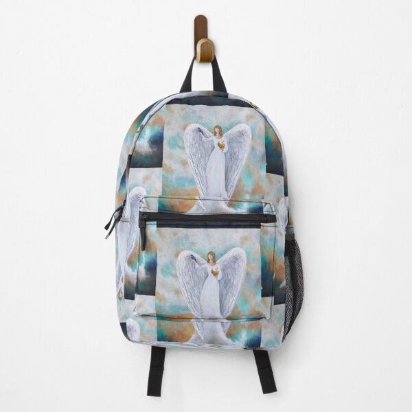 Item preview, Guardian angel with blue bird designed and sold by Tiffany Roy.