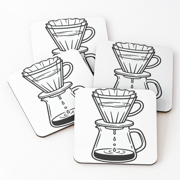 Item preview, Artisan Pour Over Coffee Carafe Line Art designed and sold by seunghus.