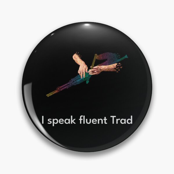 Item preview, I speak fluent Trad Uilleann Pipes Lowpoly Colors designed and sold by TraDArt.