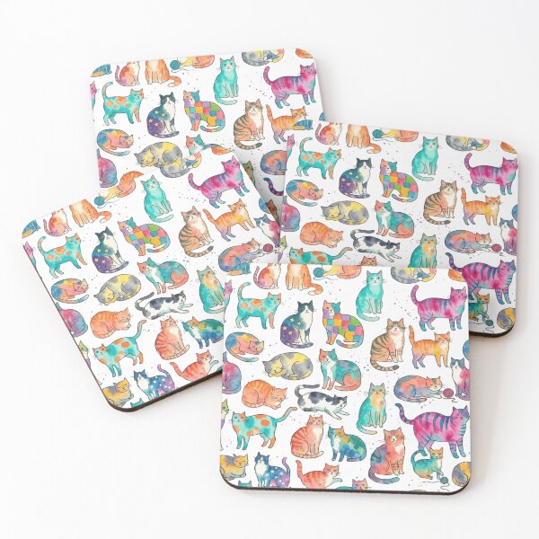 Item preview, Watercolour cats designed and sold by The King's general goods.