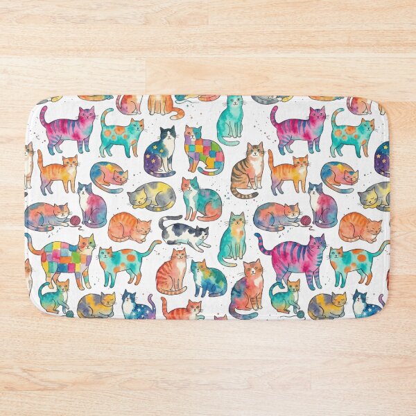 Item preview, Watercolour cats designed and sold by The King's general goods.