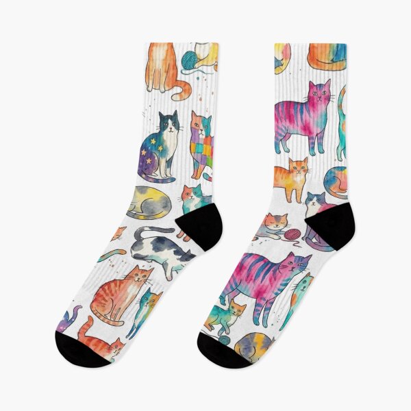 Item preview, Watercolour cats designed and sold by The King's general goods.