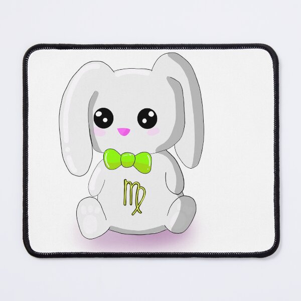 Item preview, Lil Virgo Rabbit - Green designed and sold by DoodlesbyEllieE.