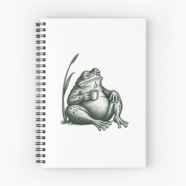 Item preview, Funny Frog Shirt, Vintage Frog T-Shirt, Coffee Frog Tee, Cute Frog Lover Gift, Retro Animal Shirt, Funny Nature Lover Gift, Frog Graphic Tee designed and sold by MDShop011A.