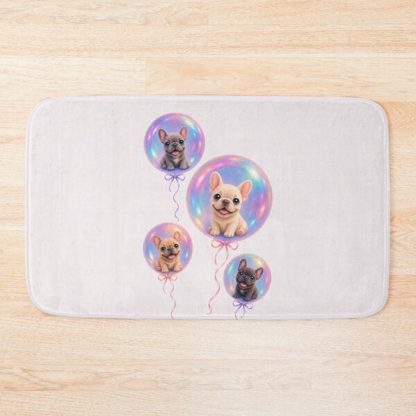 Item preview, Cute Frenchies Balloon Party Celebration designed and sold by Rosie's Wildflower Boutique.