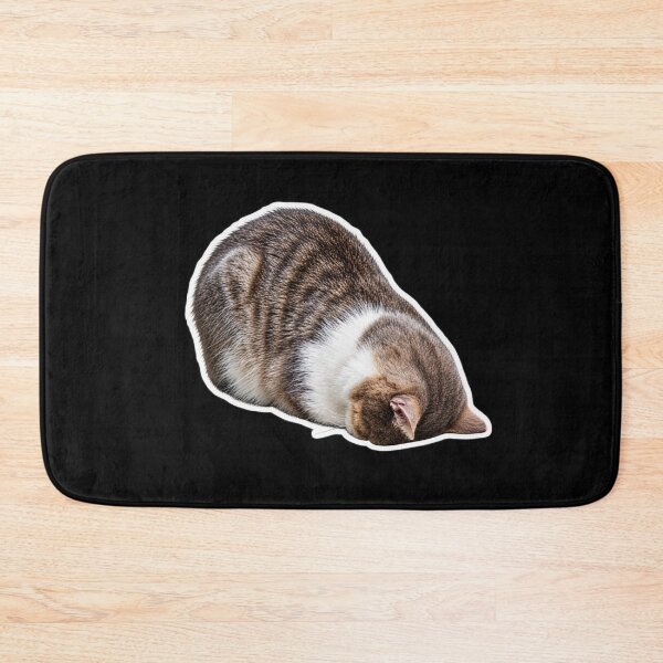 Item preview, Tired and done loaf cat designed and sold by MileAMinBrain.