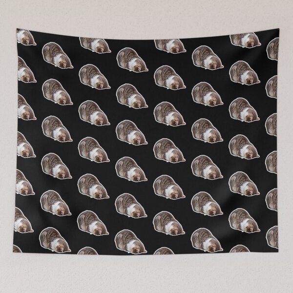 Item preview, Tired and done loaf cat designed and sold by MileAMinBrain.