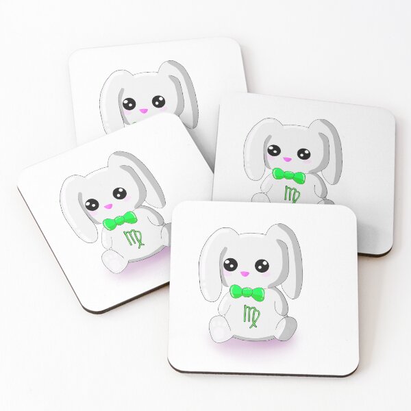 Item preview, Lil Virgo Rabbit - Neon Green  designed and sold by DoodlesbyEllieE.